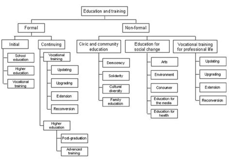 Different Types Of Education And Training Situations And Connections