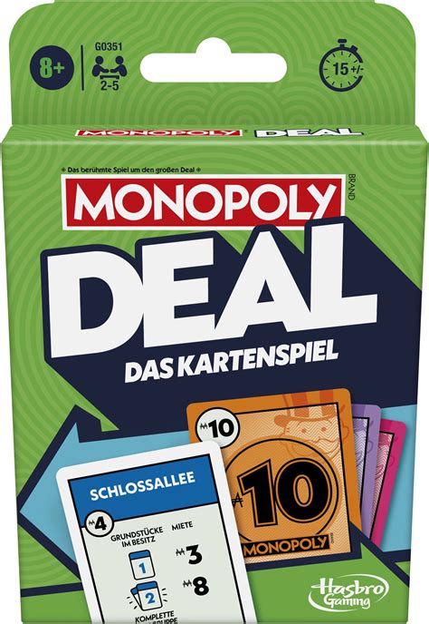 Hasbro Monopoly Deal Kaufen Spielwaren Thalia