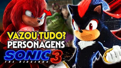 VAZOU Sequencia do Sonic 3 o Filme é Knuckles CHAOTIX YouTube