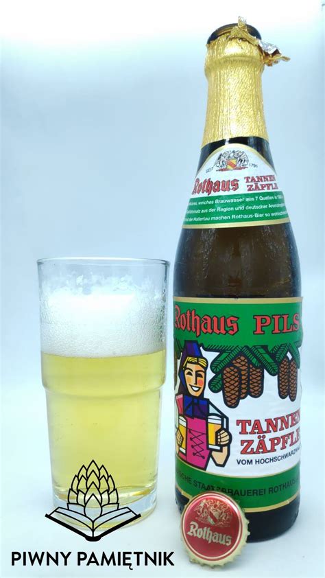 Rothaus Pils Tannenzäpfle z Browaru Badische Staatsbrauerei Rothaus