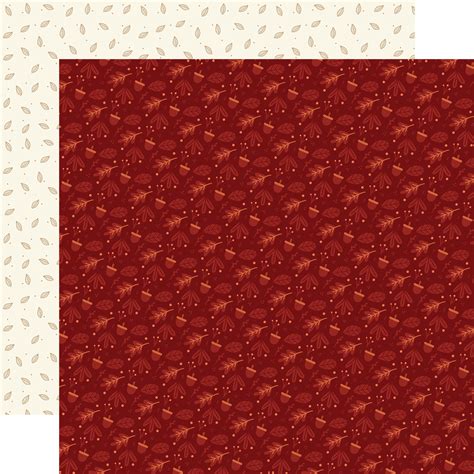 I Love Fall Crisp Fall Air 12x12 Patterned Paper Echo Park Paper Co