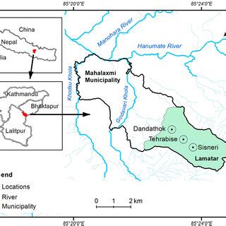 Location of study area: Lamatar (VDC), Mahalaxmi Municipality ...