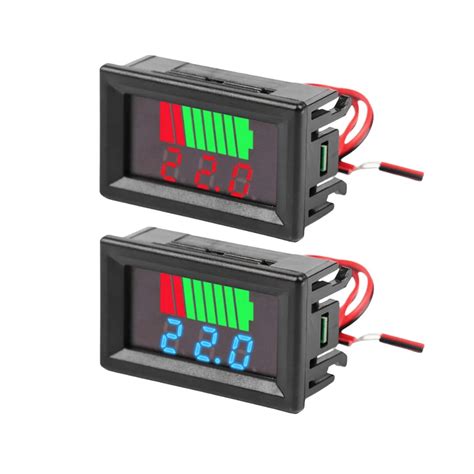 Indicador De N Vel De Carga De Bateria De Carro V V V V V V