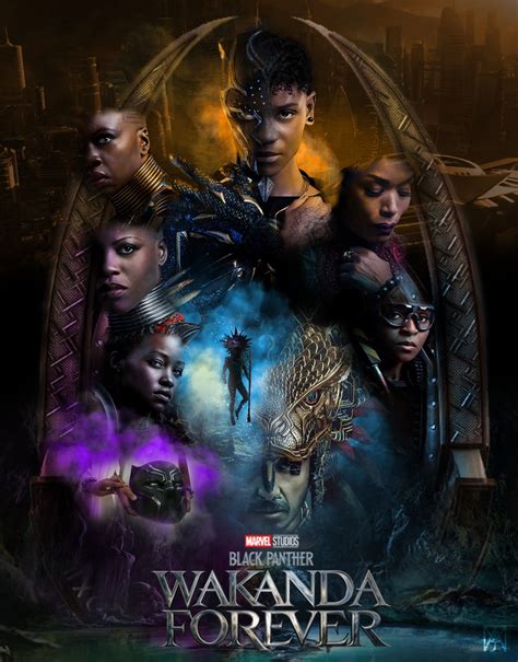 Black Panther Wakanda Forever Poster Design | Black panther marvel, Black panther, Black panther ...