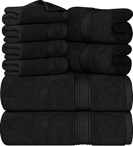 Utopia Towels 8 Piece Premium Towel Set 2 Bath Towels 2