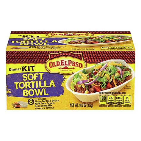 Old El Paso Stand N Stuff Soft Taco Dinner Kit Oz Box Hispanic