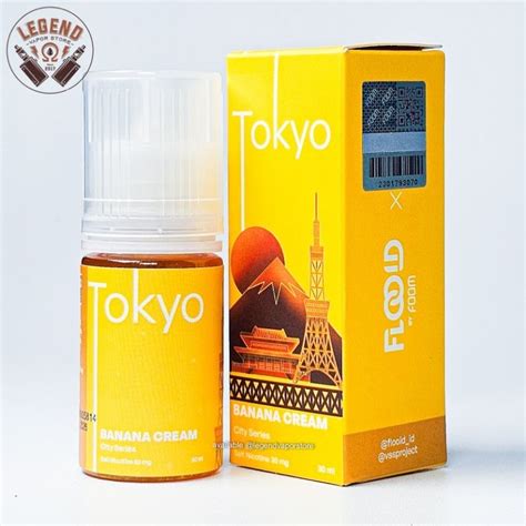 Jual SALT NIC LIQUID FOOM TOKYO Banana Cream 30ML 30MG AUTHENTIC