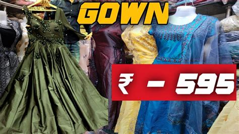 फस गउन Gown Wholesale Market in Delhi Crop Top Wholesale Market