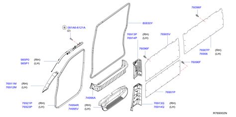 Nissan NV1500 Door Seal Right 76923 1PA0A Murfreesboro Nissan