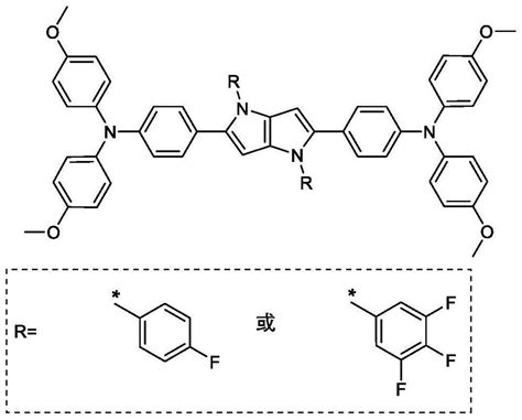 Synthesis Method And Application Of Hole Transport Material Taking Polyfluoro Substituted