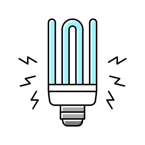 Electric Light Bulb Color Icon Vector Illustration 19539341 Vector Art