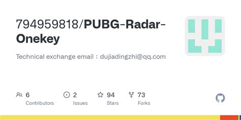 GitHub 794959818 PUBG Radar Onekey Technical Exchange Email