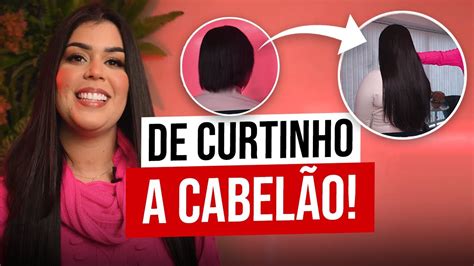 Mega Hair Em Cabelo Curto E Sem Marca O Passo A Passo Youtube