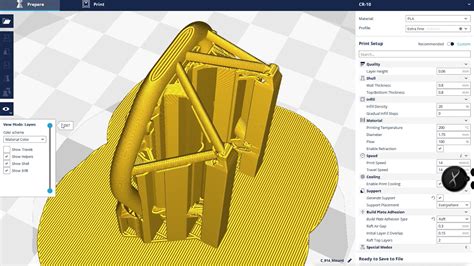 First Cura Stl To Gcode Youtube