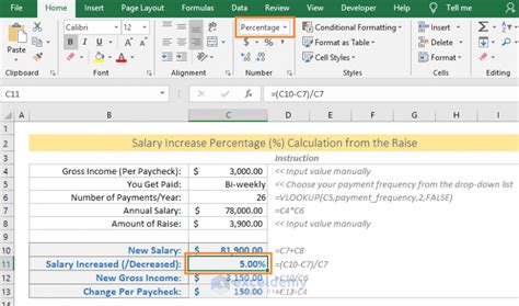 How To Calculate Salary Increase Percentage In Excel Design Talk