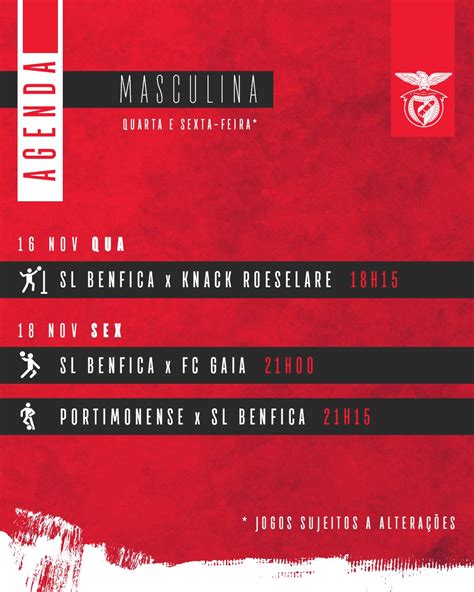 Slbenfica Modalidades On Twitter Os Jogos De A