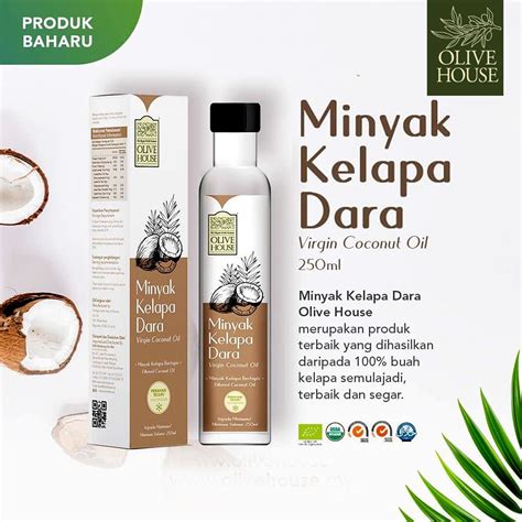 MINYAK KELAPA DARA Virgin Coconut Oil OLIVE HOUSE Shopee Malaysia