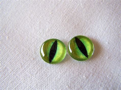 Glass Eyes Fantasy Cat Eyes Handmade Cabochons For Steampunk Etsy