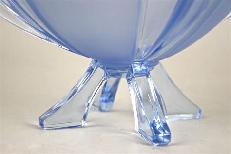 Art Deco Blue Glass Bowl Austria Circa 1920 For Sale At 1stdibs Art Deco Bowls Art Deco