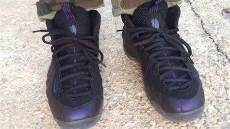 Nike Foamposite One Eggplant On Feet Youtube