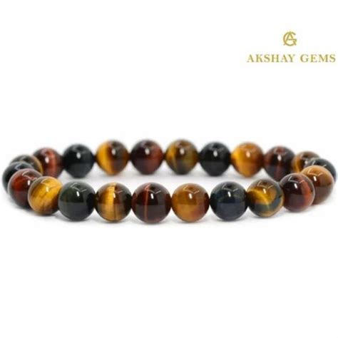 Multicolor Tiger Eye Gemstone Bracelet Mm Mm Mm Healing Stone