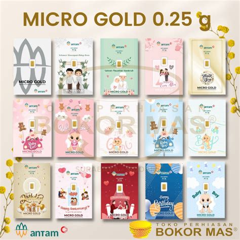 Jual LOGAM MULIA MINI MICRO GOLD EMAS 24K HARTADINATA X ANTAM 0 25