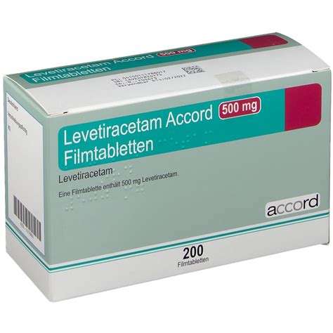 Levetiracetam Accord 500Mg 200 St Mit Dem E Rezept Kaufen Shop Apotheke