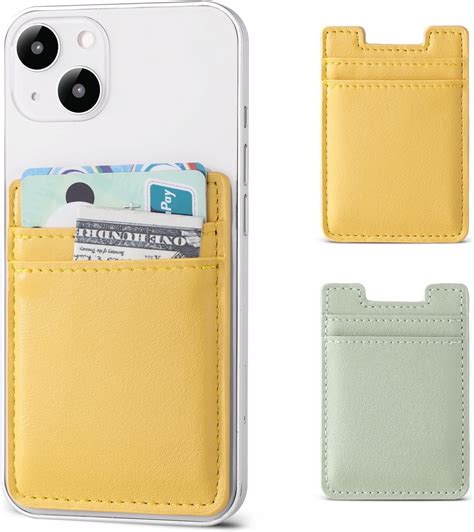 Amazon.com: Card Holder for Phone Case, Phone Card Holder Leather, Dual
