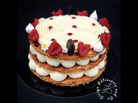 Mille Feuilles Vanille Framboise Ciciya PâtisserieandCo