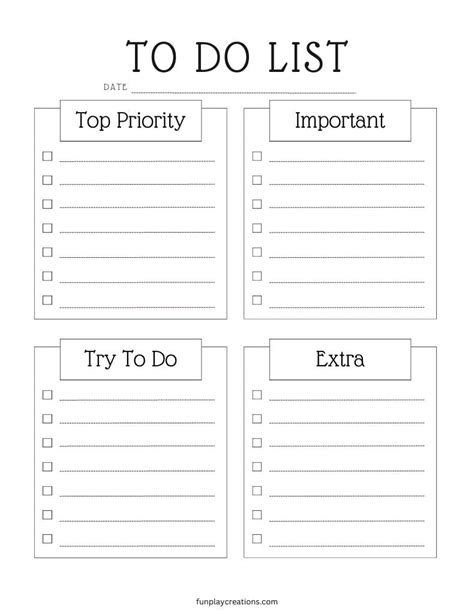 45 Printable To Do List Templates (Free PDF)