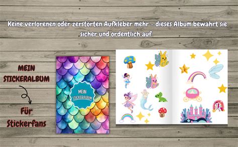 Mein Stickeralbum Leeres Stickerbuch Stickeralbum Leer Zum Sammeln