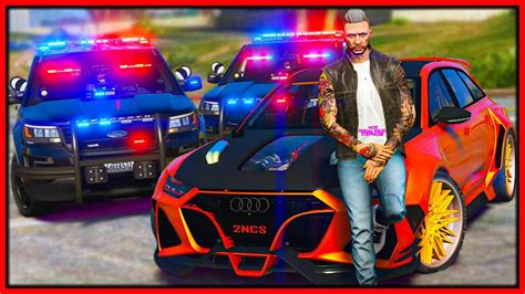 GTA 5 Roleplay Annoying Embarrassing Cops In Quick Car RedlineRP