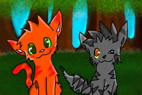 Fireheart and Graystripe by Tigerparadise on DeviantArt