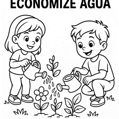 Dia Mundial Da água Para Colorir - 10