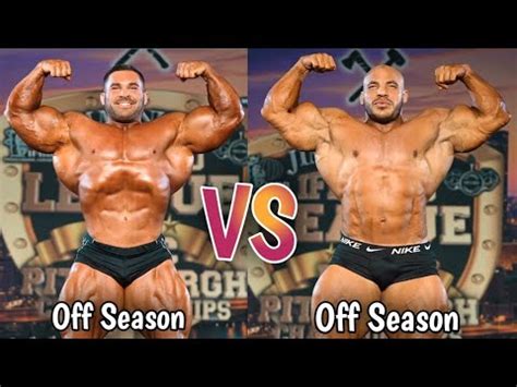 Derek Lunsford Off Season Vs Big Ramy Off Season Posing Routine