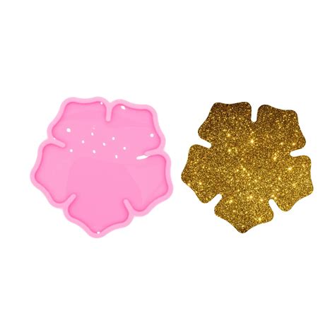 Shiny Glossy Flowers Shape Ec36 Silicone Mold Epoxy Resin Molds Diy