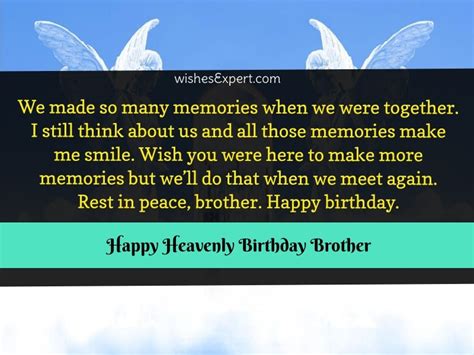 Happy Birthday In Heaven Brother Wishes And Quotes