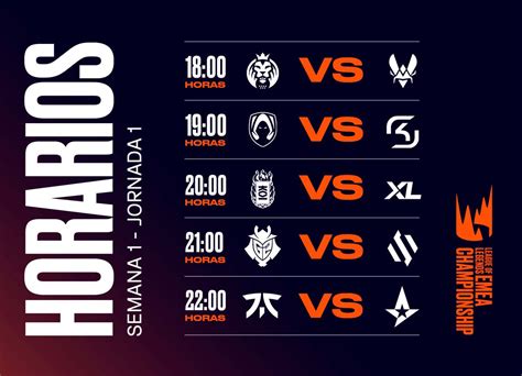 Lvp On Twitter Horarios De La Primera Jornada De Lec Os Esperamos