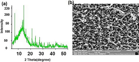 The X‐ray Powder Diffraction Pattern A And Scanning Electron