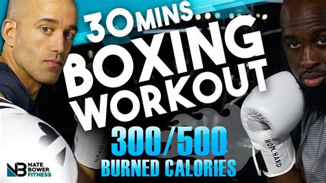 30 Minute 300 500 Calories Burned Basic Boxing Workout Youtube Ad Free Shadow Boxing Workouts