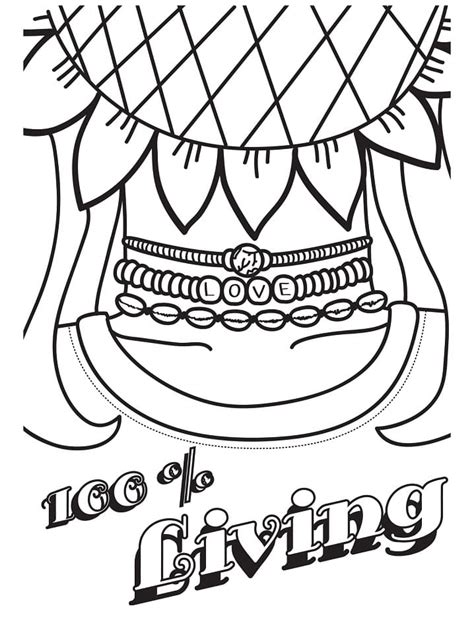 Vsco Girl 100 Percent Living Coloring Pages