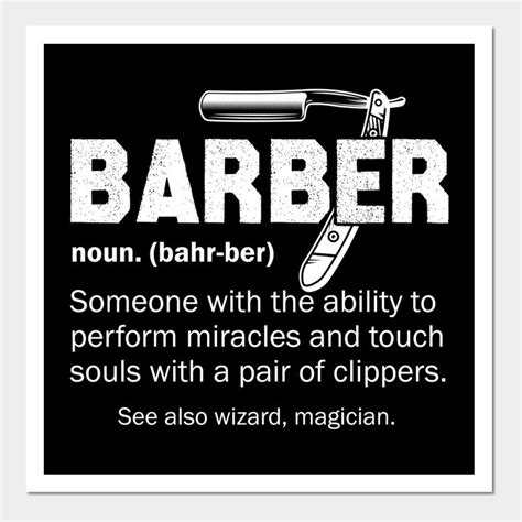 Barber Definition Wall Art Print