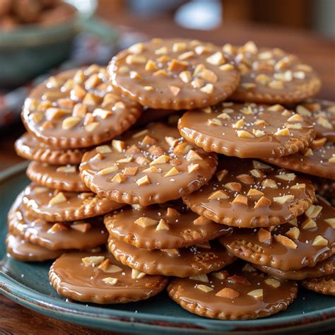 Caramel Peanut Ritz Cracker Treats Recipesta In Ritz Cracker