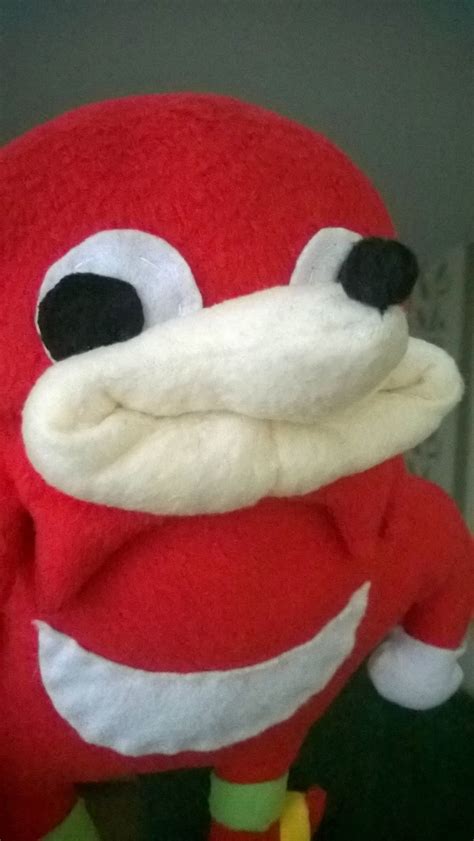 Ugandan Knuckles plush toy handmade plushie meme | Etsy