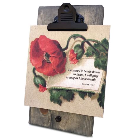 Because He Bends Down To Listen Psalm 116 Mini Canvas Graphically