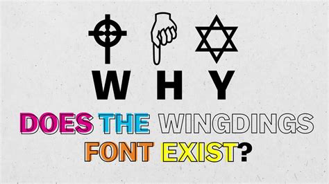 The unknown history of why the font "Wingdings" like a mysterious emoji exists - GIGAZINE