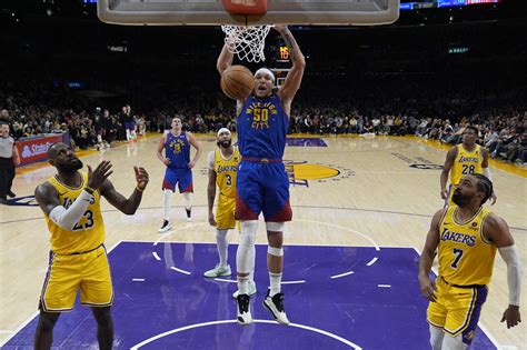 NBA Nuggets On The Brink Of Sweeping Lakers With Game 3 Win