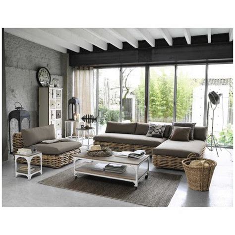 Méridienne en rotin St Tropez Maisons du Monde Home decor Outdoor