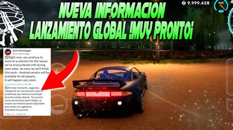 RAPIDO NUEVA INFORMACION DE Carx Street LANZAMIENTO GLOBAL MUY PRONTO