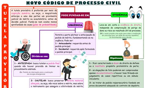 Mapas Mentais Resumo De Processo Civil Caderno De Revis O